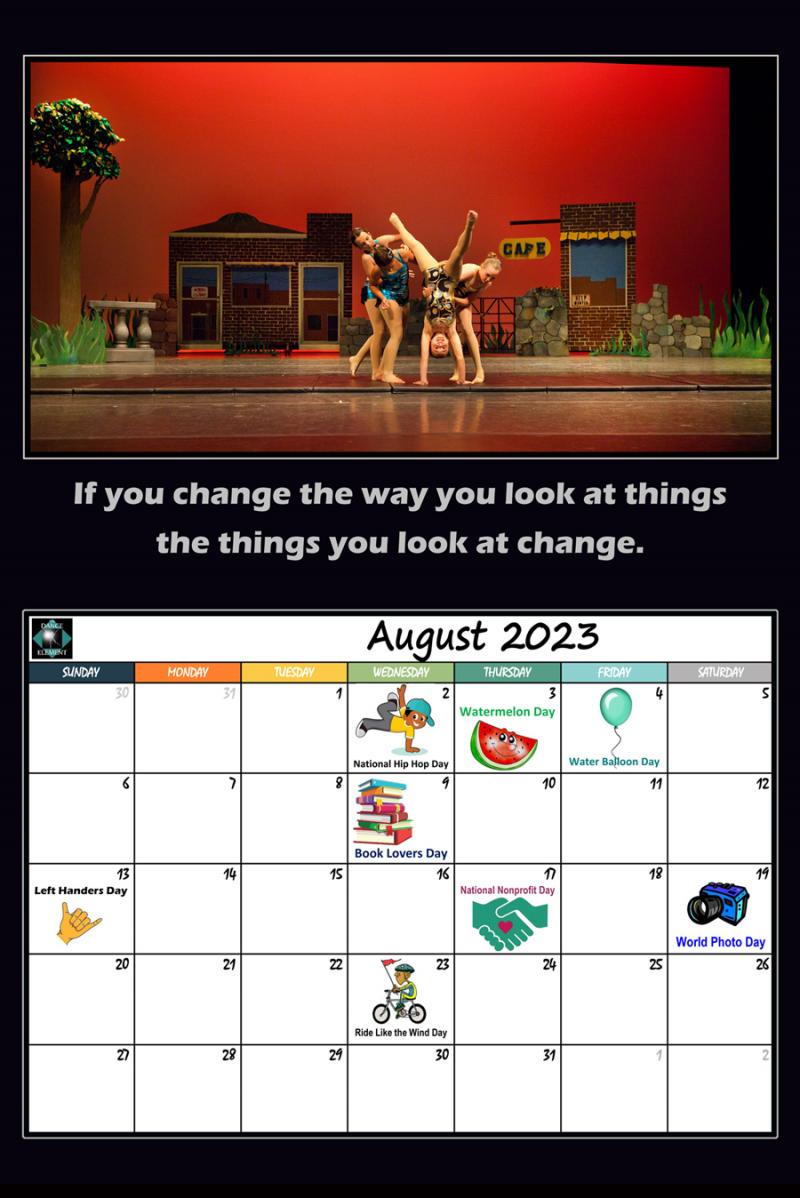 Dance studio Calendar & Events in Wilmington NC, The Dance Element August 2023