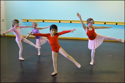 Kids & Teens enjoy learning contemporary dance at The Dance Element studio.