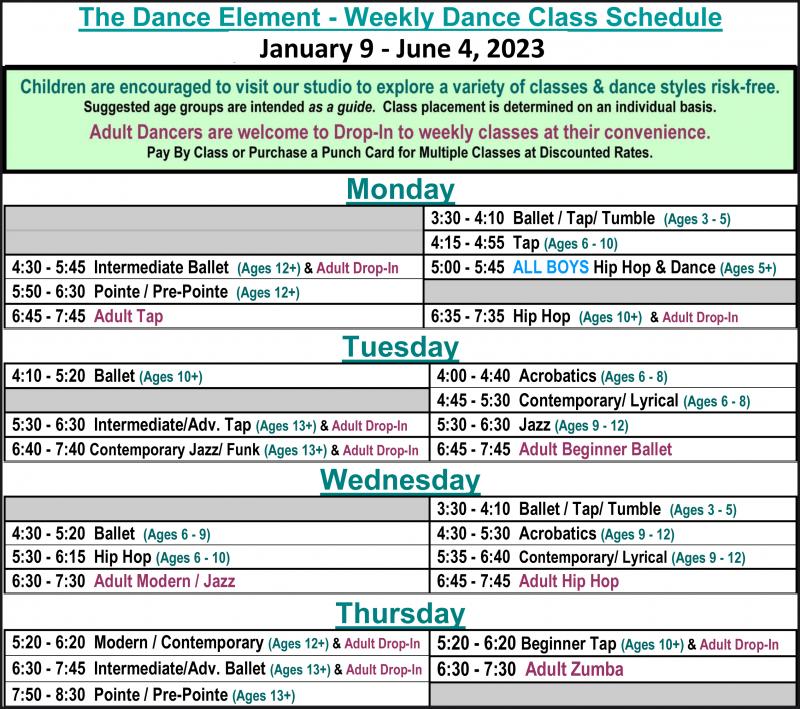 Hip Hop, Ballet, & Contemporary Dance Classes for Girls & Boys in Wilmington NC